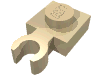Набор LEGO Plate Special 1 x 1 with Clip Vertical [Thin Open O Clip], Tan