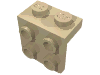 Деталь LEGO Кронштейн 1 x 2 - 2 x 2, Песочный
