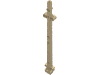 Деталь LEGO Boat Mast 2 x 2 x 20 with Holes [Undetermined Type], Песочный