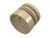 Набор LEGO Wheel 30.4 x 14 with Axle Hole, Fake Bolts and Shallow Spokes, Tan
