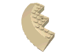 Набор LEGO Brick, Round Corner 10 x 10 with Slope 33В° Edge, Axle Hole, Facet Cutout, Tan