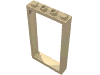 Деталь LEGO Door Frame 1 x 4 x 6 Type 2, Песочный