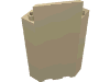 Деталь LEGO Panel 3 x 3 x 6 Corner Wall without Bottom Indentations, Песочный