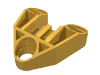 Деталь LEGO Technic Connector Block 3 x 3 Triangular, Ярко-светло-оранжевый