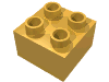 Деталь LEGO Кирпичик 2 x 2, Ярко-светло-оранжевый