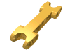 Деталь LEGO Technic, Axle and Pin Connector 2 x 7 with Two Ball Joint Sockets, Ярко-светло-оранжевый