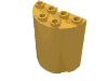 Деталь LEGO Цилиндр половинный 2 x 4 x 4, Ярко-светло-оранжевый