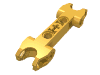 Деталь LEGO Technic Axle and Pin Connector 2 x 7 with Two Ball Joint Sockets, Squared Ends and Axle Hole in Center, Ярко-светло-оранжевый