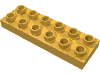 Деталь LEGO Пластина Duplo 2 x 6, Ярко-светло-оранжевый