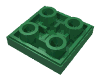 Набор LEGO Tile Special 2 x 2 Inverted, Зеленый