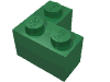 Деталь LEGO Кирпичик угловой 2 x 2, Зеленый