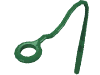 Деталь LEGO Minifig Whip [aka Plant Vine], Зеленый
