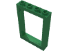 Набор LEGO Window 1 x 4 x 5 with Hollow Studs, Зеленый