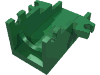 Набор LEGO Minifig Cannon Base 2 x 4, Зеленый