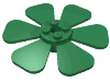 Деталь LEGO Propeller 6 Blade Fan 8 x 8, Зеленый