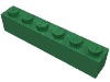 Деталь LEGO Кирпичик 1 x 6, Зеленый