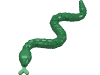 Деталь LEGO Snake, Зеленый