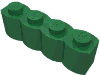 Набор LEGO Brick Special 1 x 4 Palisade [aka Log], Зеленый