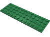 Деталь LEGO Пластина 4 x 12, Зеленый