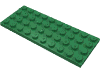 Набор LEGO Plate 4 x 10, Зеленый
