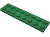Деталь LEGO Пластина 2 x 8, Зеленый