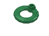 Деталь LEGO Minifig Flotation Ring [Life Preserver], Зеленый