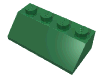 Деталь LEGO Скос 45° 2 x 4, Зеленый