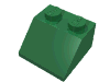 Деталь LEGO Скос 45° 2 x 2, Зеленый