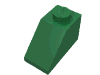 Деталь LEGO Скос 45° 2 x 1, Зеленый