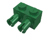 Деталь LEGO Кирпичик специальный 1 x 2, с 2 штифтами, Зеленый