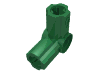 Деталь LEGO Technic Axle and Pin Connector Angled #6 - 90°, Зеленый