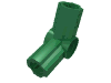 Деталь LEGO Technic Axle and Pin Connector Angled #5 - 112.5°, Зеленый