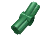 Деталь LEGO Technic Axle and Pin Connector Angled #3 - 157.5°, Зеленый