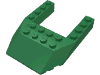 Деталь LEGO Клин, с вырезом 6 x 8, Зеленый