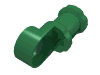 Деталь LEGO Technic Axle and Pin Connector Toggle Joint Smooth, Зеленый