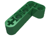 Деталь LEGO Балка Technic Г-образная толстая 2 x 4, Зеленый