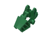 Деталь LEGO Bionicle Foot with Ball Joint Socket 3 x 6 x 2 1/3, Зеленый