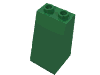 Деталь LEGO Slope 75° 2 x 2 x 3 - Recessed Studs, Зеленый