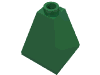 Деталь LEGO Slope 75° 2 x 2 x 2 Quadruple Convex, Зеленый