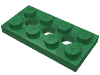 Деталь LEGO Пластина Technic 2 x 4, Зеленый