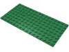 Набор LEGO Baseplate 8 x 16, Зеленый