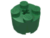 Деталь LEGO Кирпичик круглый 2 x 2, Зеленый