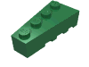 Деталь LEGO Клин левый 4 x 2, Зеленый