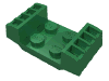Деталь LEGO Пластина специальная 2 x 2, с решётками, Зеленый
