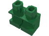 Деталь LEGO Бёдра с ногами короткие, Зеленый