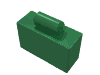 Деталь LEGO Minifig Briefcase, Зеленый