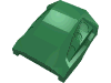 Деталь LEGO Slope Curved 2 x 2 No Studs - 3 Recessed Side Ports, Зеленый