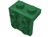 Деталь LEGO Кронштейн 1 x 2 - 2 x 2, Зеленый
