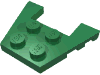 Набор LEGO Wedge Plate 3 x 4 with Stud Notches, Зеленый