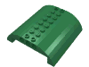 Деталь LEGO Скос изогнутый двойной 8 x 8 x 2, Зеленый